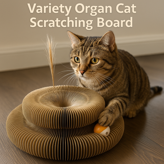 Cat Organ Scratch Board